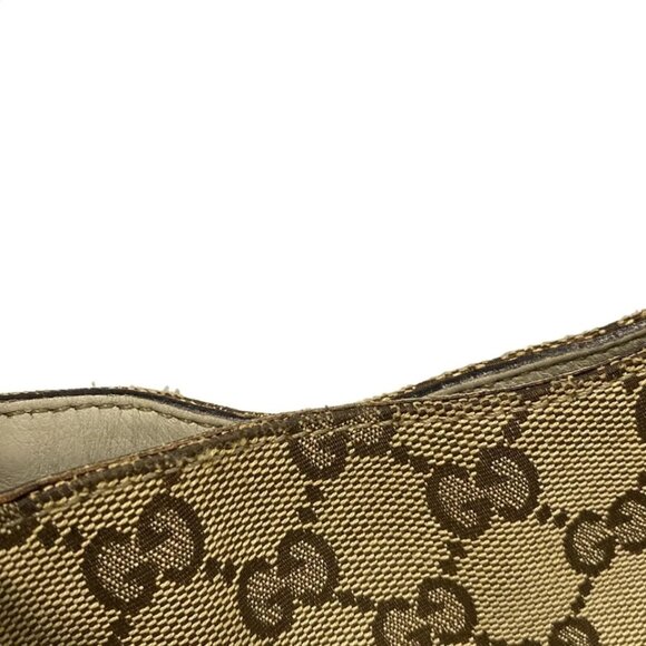GUCCI GG Pattern, Shelly (Web) Beige White Multi Jacquard Leather 566-071825 - Picture 10 of 14